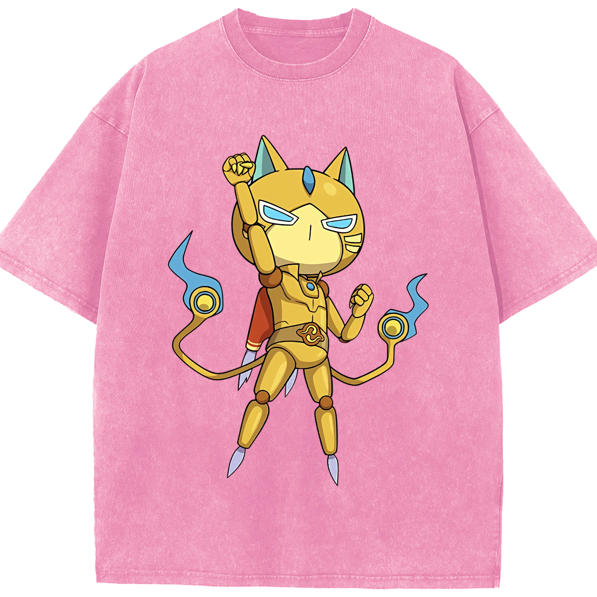 （画像用） 妖怪ウォッチ Yo-kai Watch 綿100% ヴィンテージ風 半袖Tシャツ（フロントプリント）
